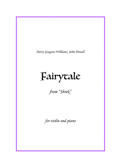 Fairytale Opening (arr. Ludovica Lanaro)