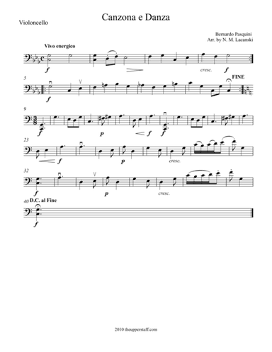 Canzona e Danza (arr. Nick Lacanski)