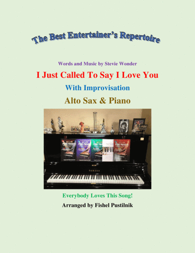 I Just Called To Say I Love You (arr. Fishel Pustilnik)
