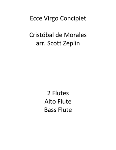 Ecce Virgo Concipiet (arr. Scott Zeplin)