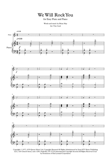 We Will Rock You (arr. Tim Curd.)