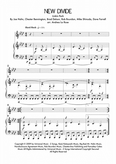 New Divide (arr. Andrea La Rose)