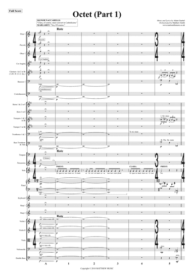 Octet (light In The Piazza) (arr. Matt Smith)