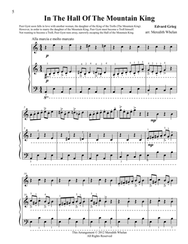 Classical Duets for Flute & Piano:  6 Selections from Peer Gynt (arr. Meredith Whelan)