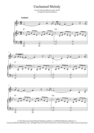 Unchained Melody (arr. Kaiserin Rebecca)