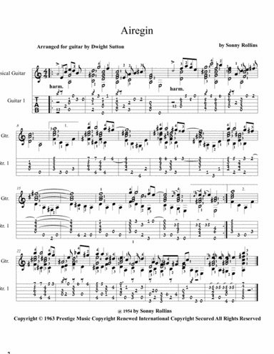 Airegin (arr. Dwight Sutton)