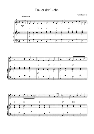 Trauer der Liebe (arr. Kaiserin Rebecca)