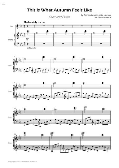 This Is What Autumn Feels Like (arr. César Madeira)