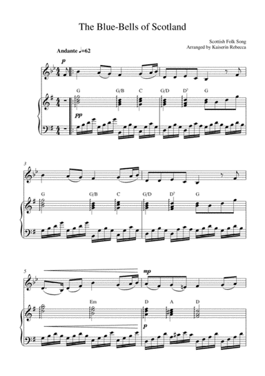 The Blue-Bells of Scotland (arr. Kaiserin Rebecca)