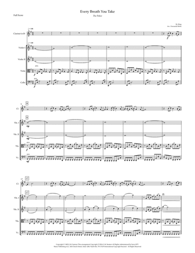 Every Breath You Take (arr. Fernando Britto)
