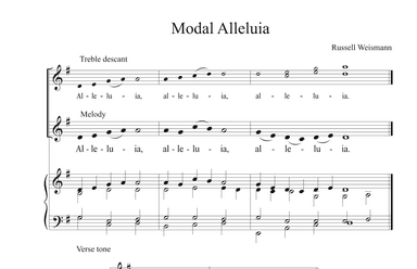 Modal Alleluia