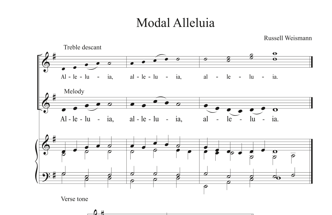 Modal Alleluia