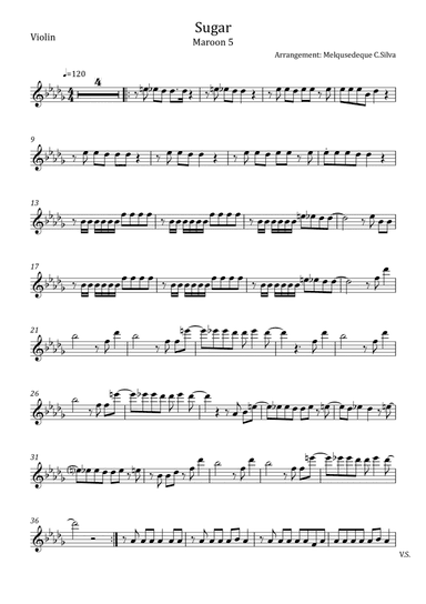 Sugar (arr. Melquisedeque C.Silva)