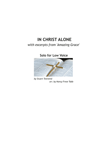 In Christ Alone (arr. Nancy Frese Tabb)