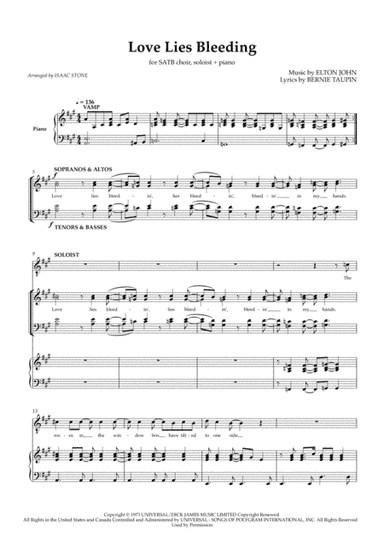 Love Lies Bleeding (arr. Isaac Stone)