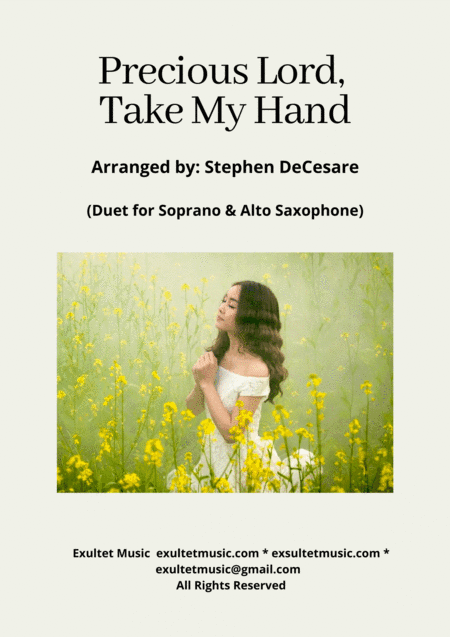 Precious Lord, Take My Hand (Duet for Soprano and Alto Saxophone) (arr. Stephen DeCesare)