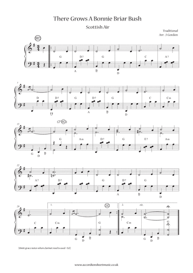 There Grows A Bonnie Briar Bush (arr. Julia Gordon)