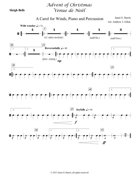 Advent of Christmas (sleigh bells)