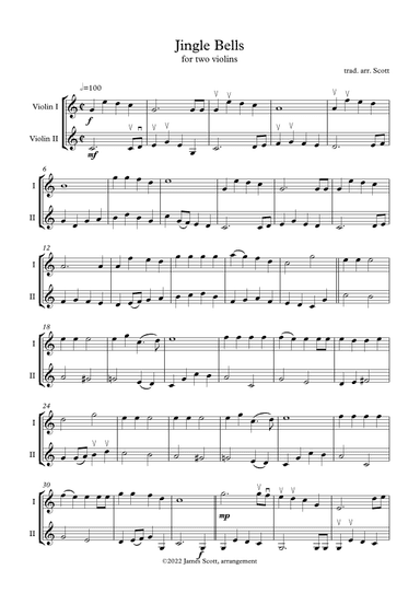 Jingle Bells (arr. James Scott)
