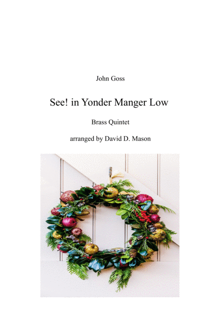 See! in Yonder Manger Low (arr. David D. Mason)