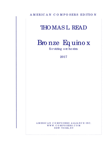 [Read] Bronze Equinox