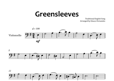 Greensleeves (arr. Glauco Fernandes)