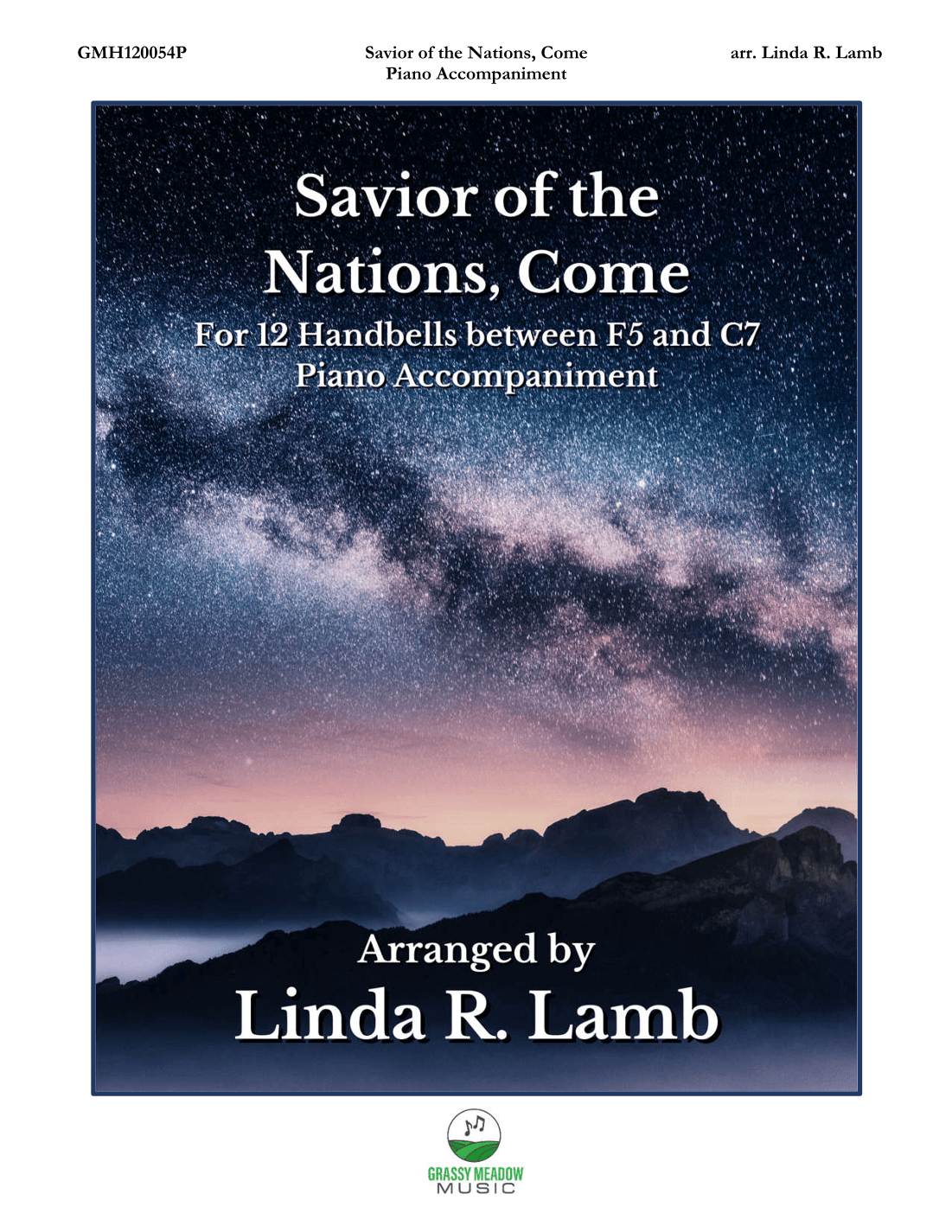 Savior of the Nations, Come (piano accompaniment to 12 bell version) (arr. Linda R. Lamb)