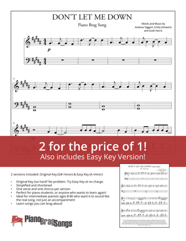 Don't Let Me Down (arr. Jared Johnson)