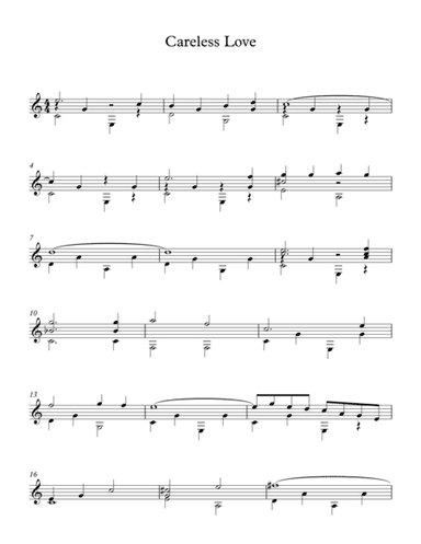 Careless Love - American Traditional Song (arr. Milan Mitic)