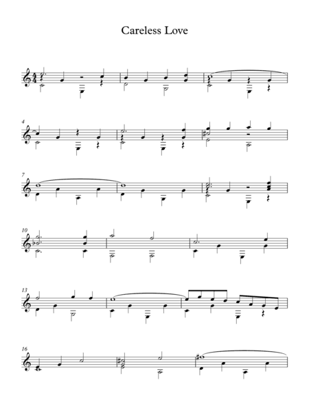Careless Love - American Traditional Song (arr. Milan Mitic)