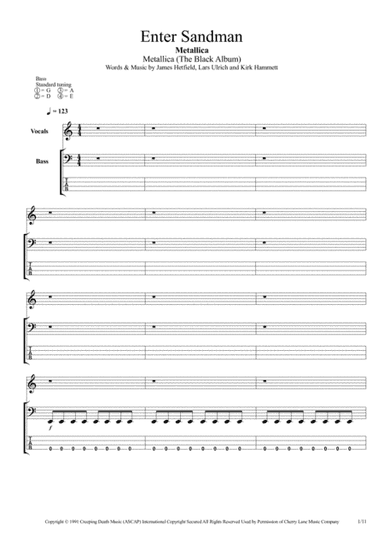Enter Sandman (arr. SteffLD50)
