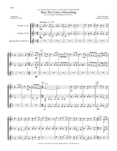 Here We Come a-Wassailing  [Make the Season Bright collection] (arr. Will Stewart)