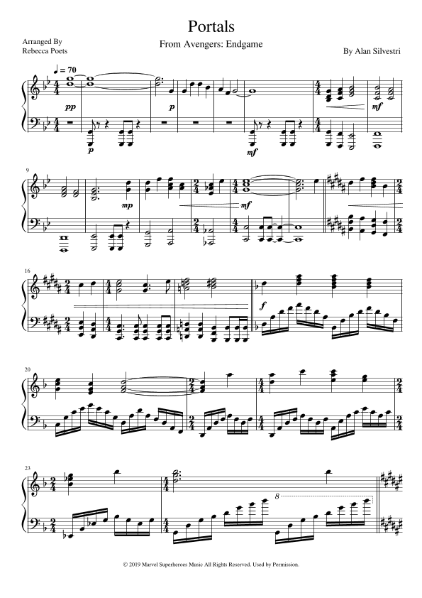 Portals (arr. Rebecca Poets)