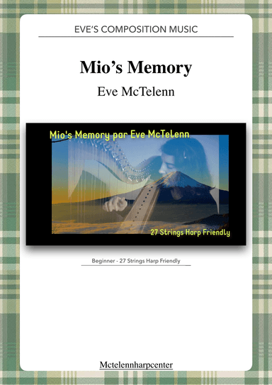Mio's Memory - beginner & 27 String Harp | McTelenn Harp Center
