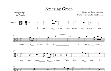 AMAZING GRACE (arr. Jo Araujo)