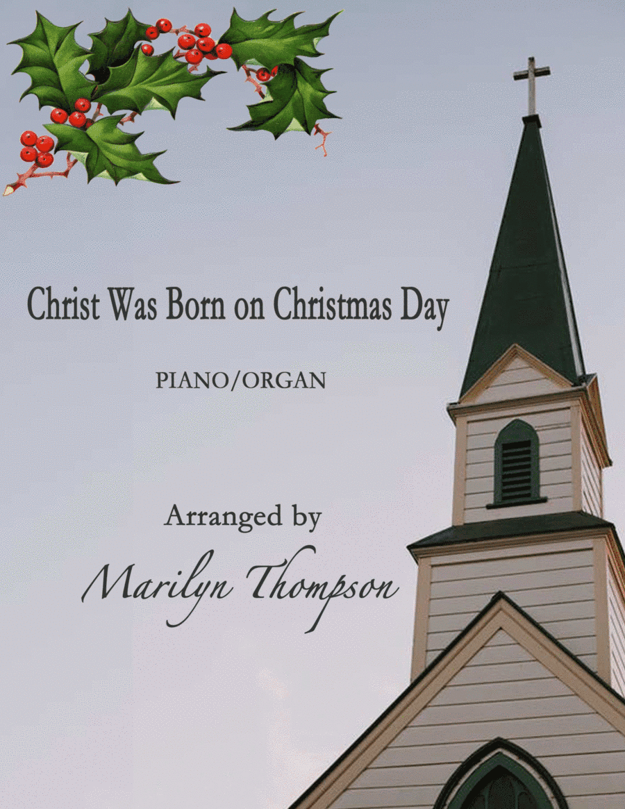 Christ Was Born on Christmas Day--Piano/Organ Duet.pdf (arr. Marilyn Thompson)