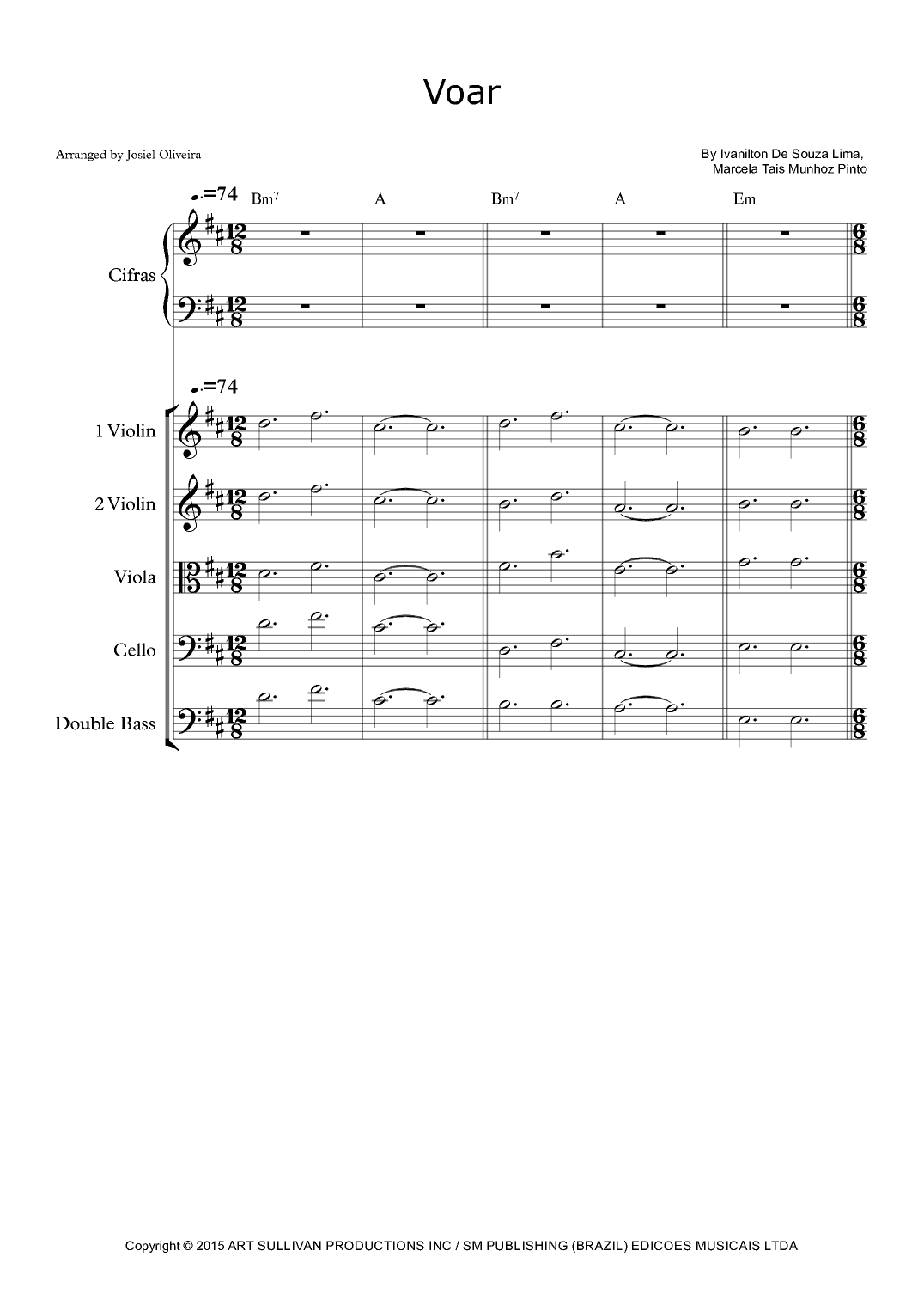 Voar (arr. Josiel Oliveira)