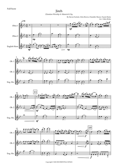 Jireh (arr. Fabio Britto)