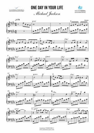 One Day In Your Life (arr. Academia Unimusica)
