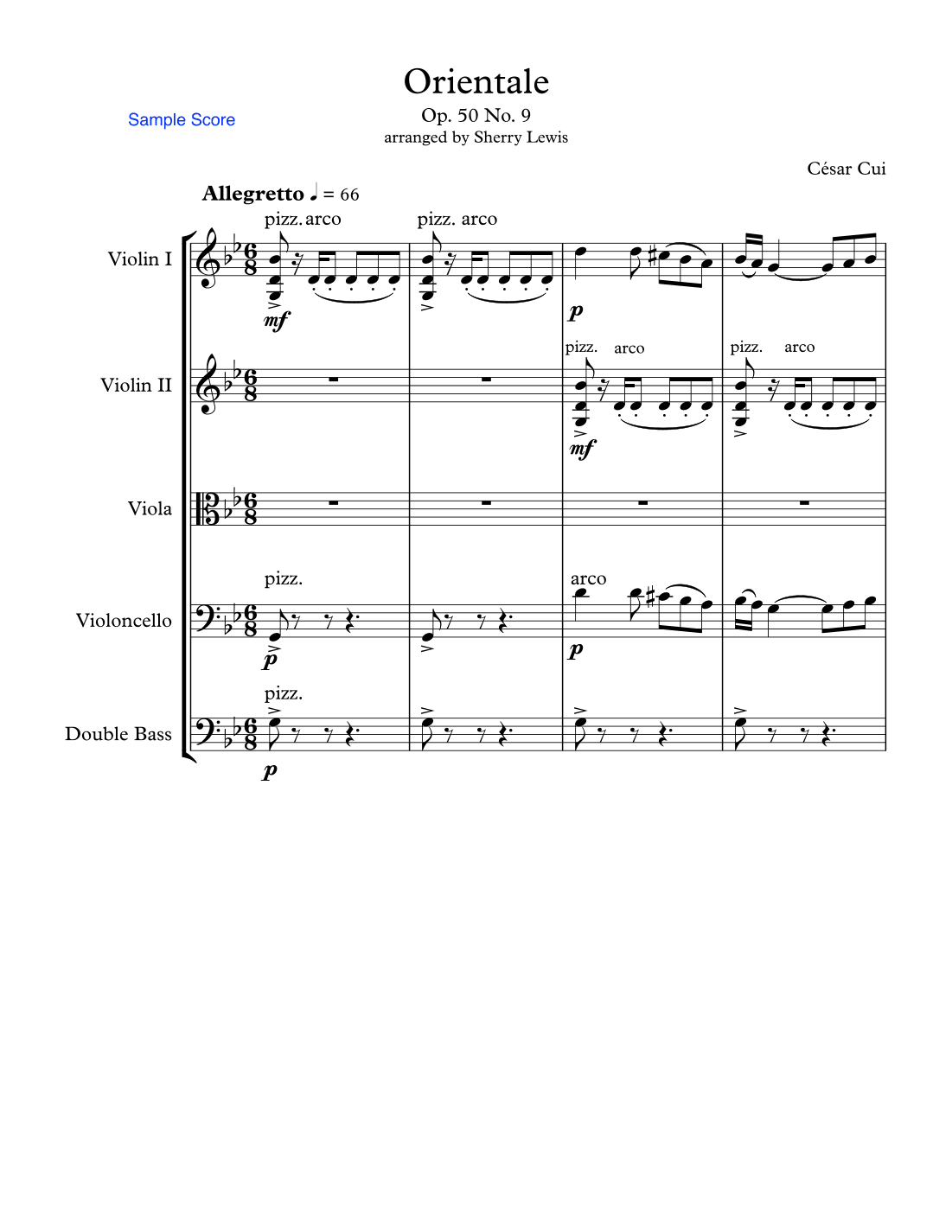 Open Arms (arr. Sherry Lewis)