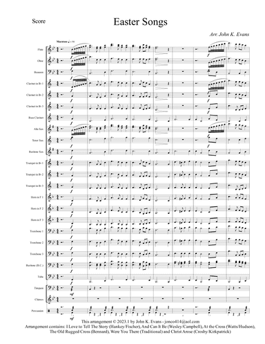 Easter Songs (arr. John K. Evans)