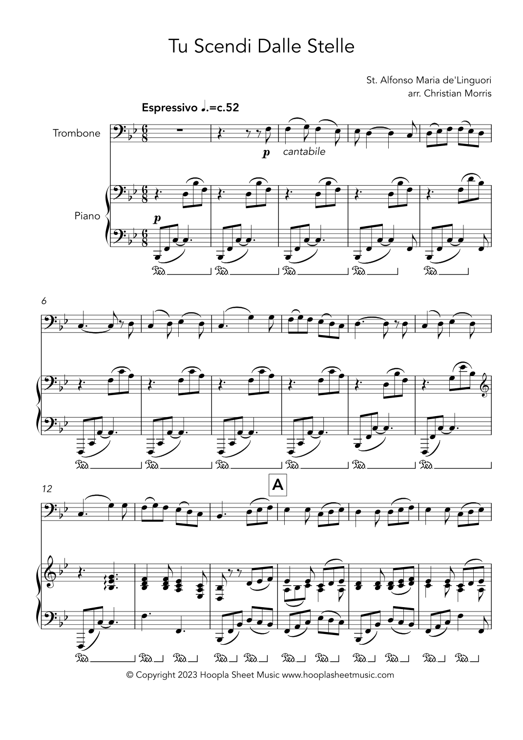 Tu Scendi Dalle Stelle (arr. Christian Morris)