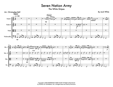 Seven Nation Army (arr. Christopher Bell)