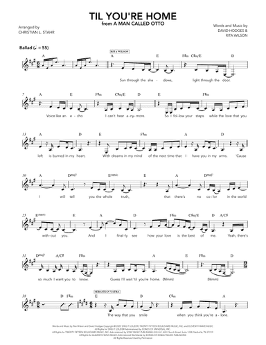 Til You're Home (arr. Christian L. Stahr)