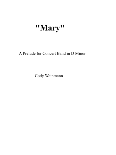 "Mary"