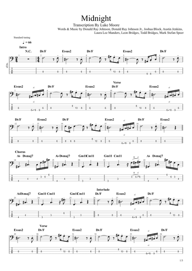 Midnight (arr. Luke Moore)