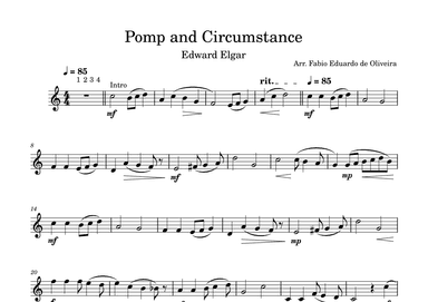 Pomp and Circumstance - Easy Arrangement (arr. Fabio Eduardo de Oliveira)