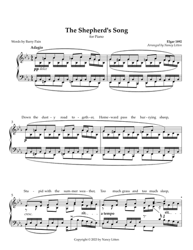 The Shepherd's Song (Elgar) (arr. Nancy Litten)