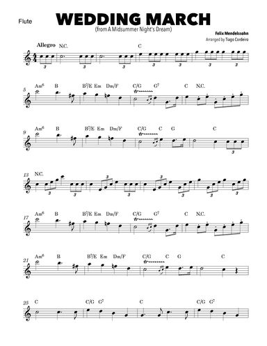 Wedding March (arr. Tiago Cordeiro)