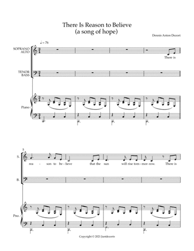 There Is Reason to Believe (Song of Hope)